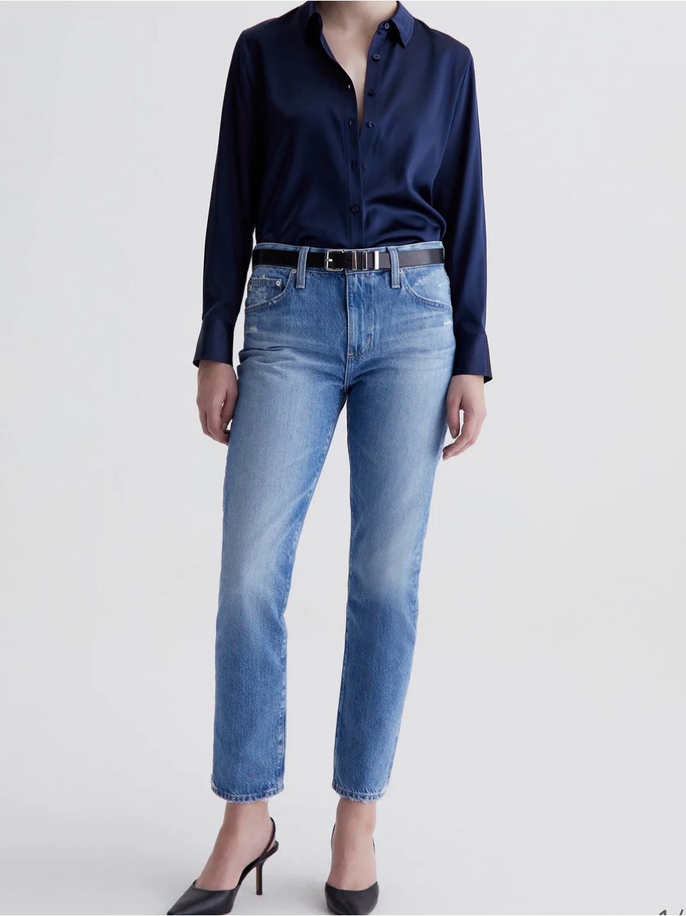 Nwt Ag Adriano Goldschmied Ex-Boyfriend Slouchy Jeans Size 26